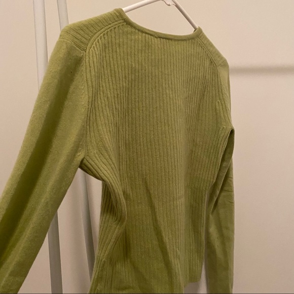 LIME GREEN LONG SLEEVE SHIRT - Picture 3 of 4